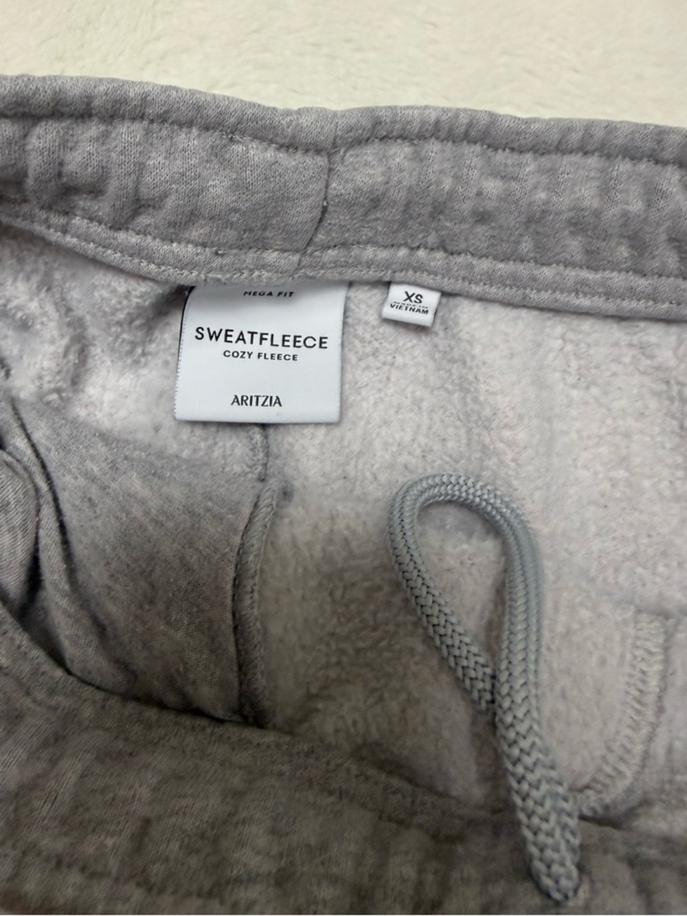 ARITZIA Mega Fit Cozy Sweatfleece Grey Size XS GUC - Picture 11 of 12